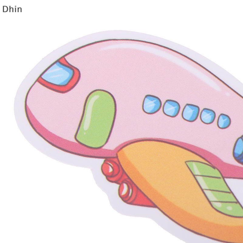 Bộ 50 Miếng Dán Trang Trí Chống Thấm Nước Hình Máy Bay Graffiti Dễ Thương