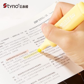 Bút đánh dấu highlight dạ quang 18 màu lựa chọn