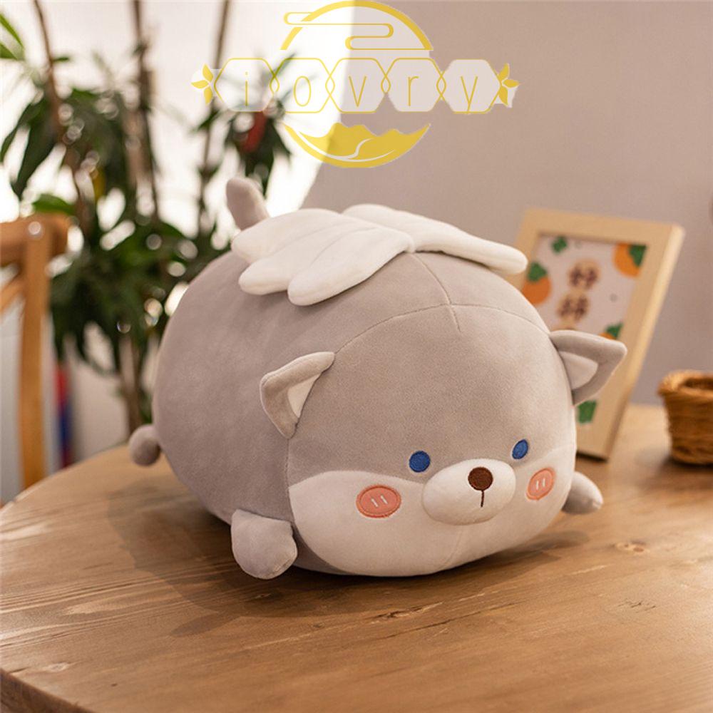 Thú Nhồi Bông Hình Chú Voi Huskey Hoạt Hình Đáng Yêu Trang Trí Phòng Bé