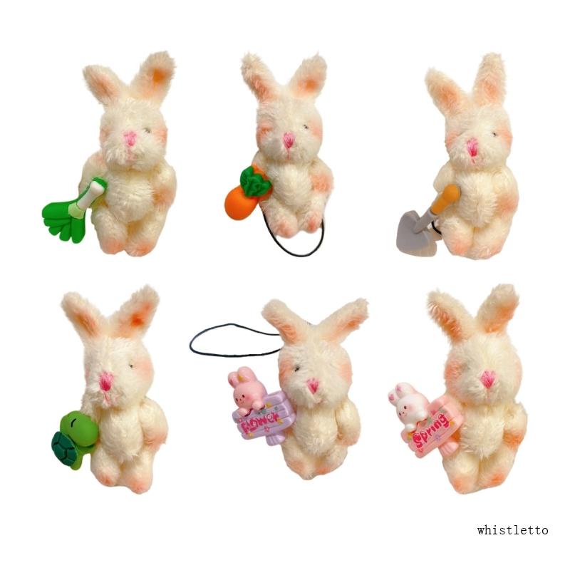 Móc Khóa Hình Thỏ Bông Đáng Yêu