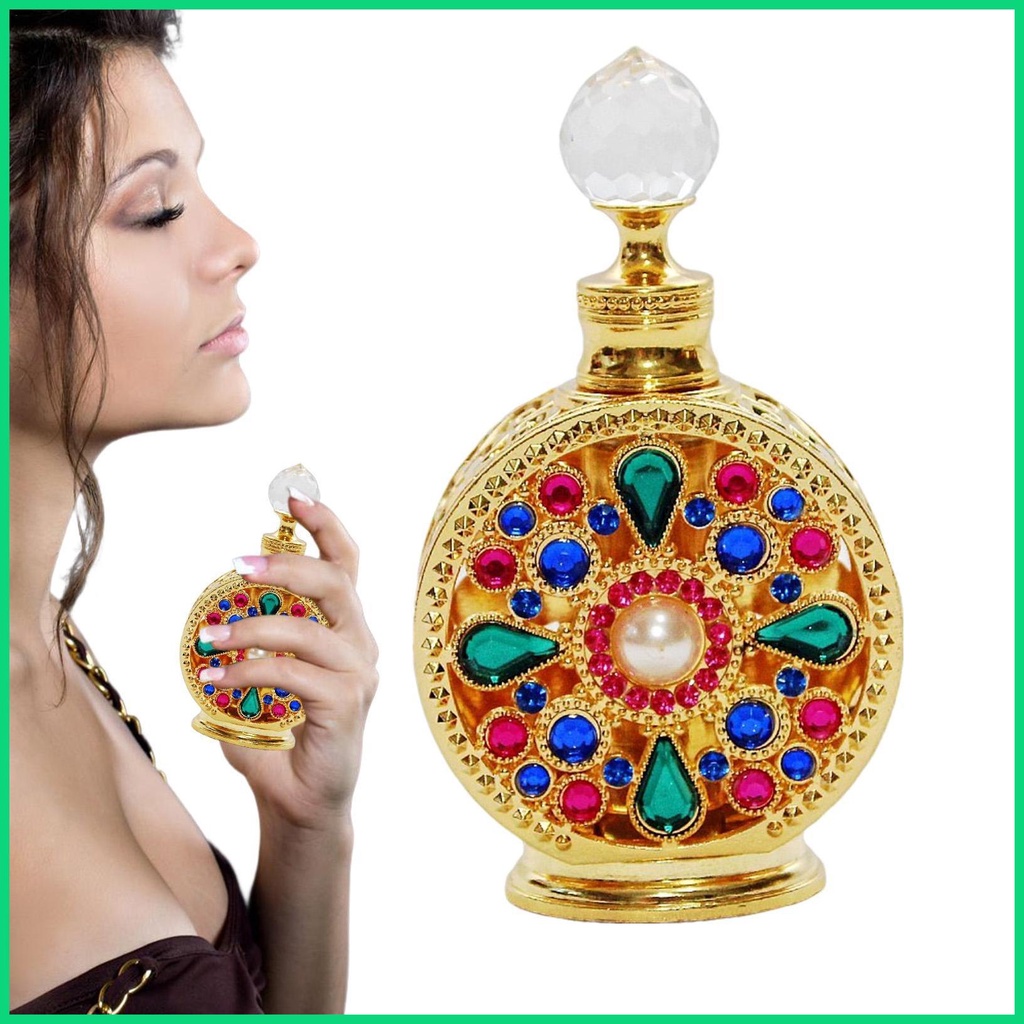 Chai Nước Hoa Dubai 15ml Bằng Kim Loại Cổ Điển Độc Đáo Cho Thanh Thiếu Niên / Bé Gái / Gia Đình jiwvn Jwvn