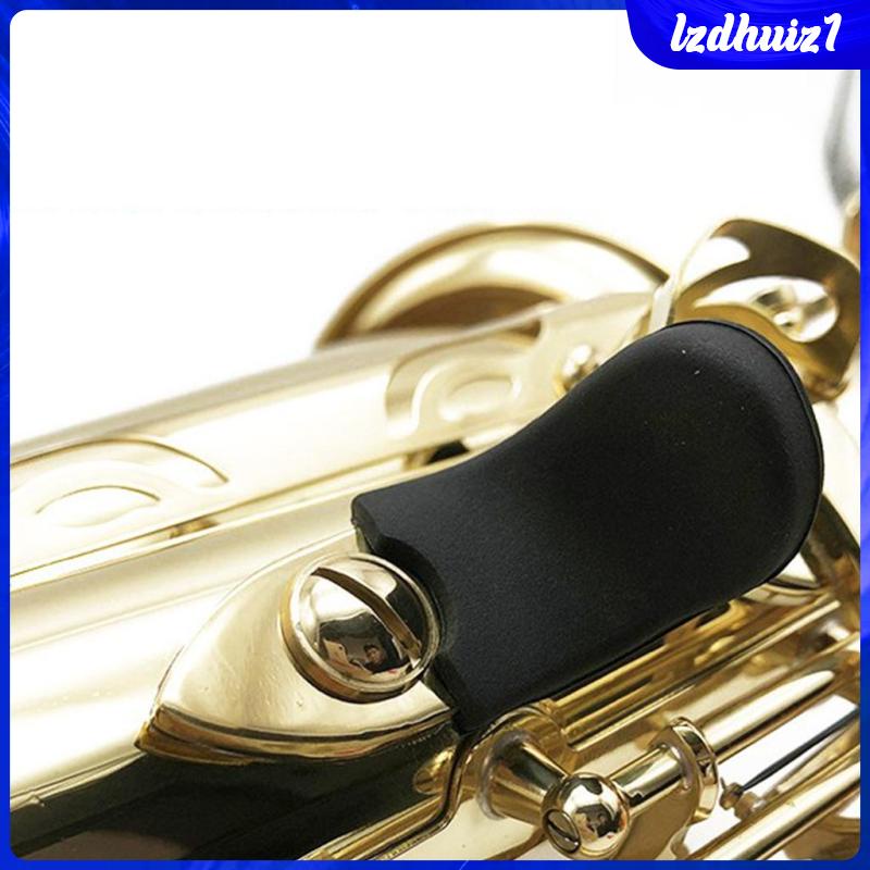 Đệm Cao Su Đỡ Ngón Tay Cái Màu Đen Cho Kèn Saxophone Alto Tenor Soprano Sax