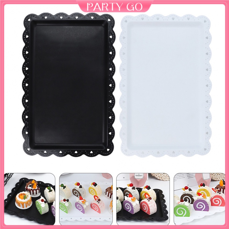 Bộ 2 Giá Đỡ Trưng Bày Bánh Cupcake / Thức Ăn Vặt / Bữa Tiệc Bằng Pp Tiện Dụng