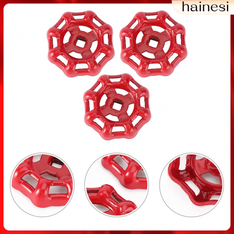 Bộ 3 Van Cổng Vòi Nước Hình Tròn Bằng Kim Loại Thay Thế Chuyên Dụng