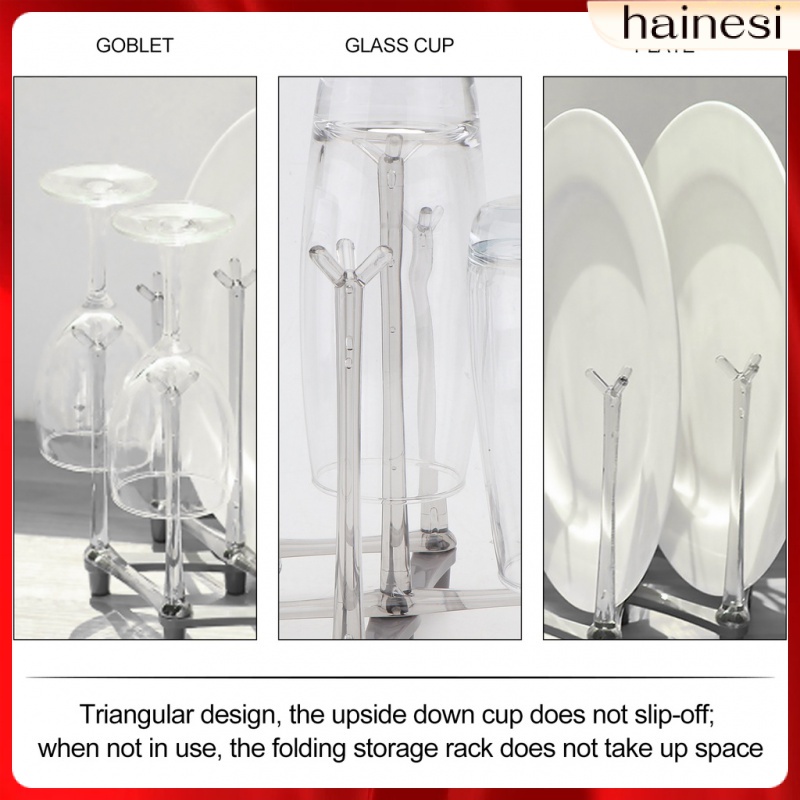 Giá Đỡ Phơi Khô Bình Nước Bằng Thủy Tinh Có Thể Gấp Gọn Tiện Lợi Dành Cho Bé