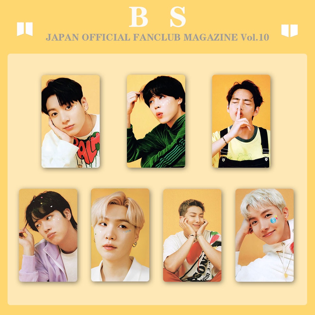 Bộ Sưu Tập Ảnh Thẻ Hình Nhóm Nhạc BTS Nhật Bản Vol.10