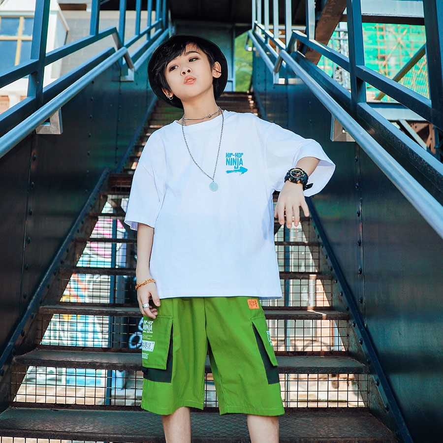 Áo Thun 100% Cotton Tay Ngắn Dáng Rộng Unisex Mới Cho Bé Từ 2-13 Tuổi