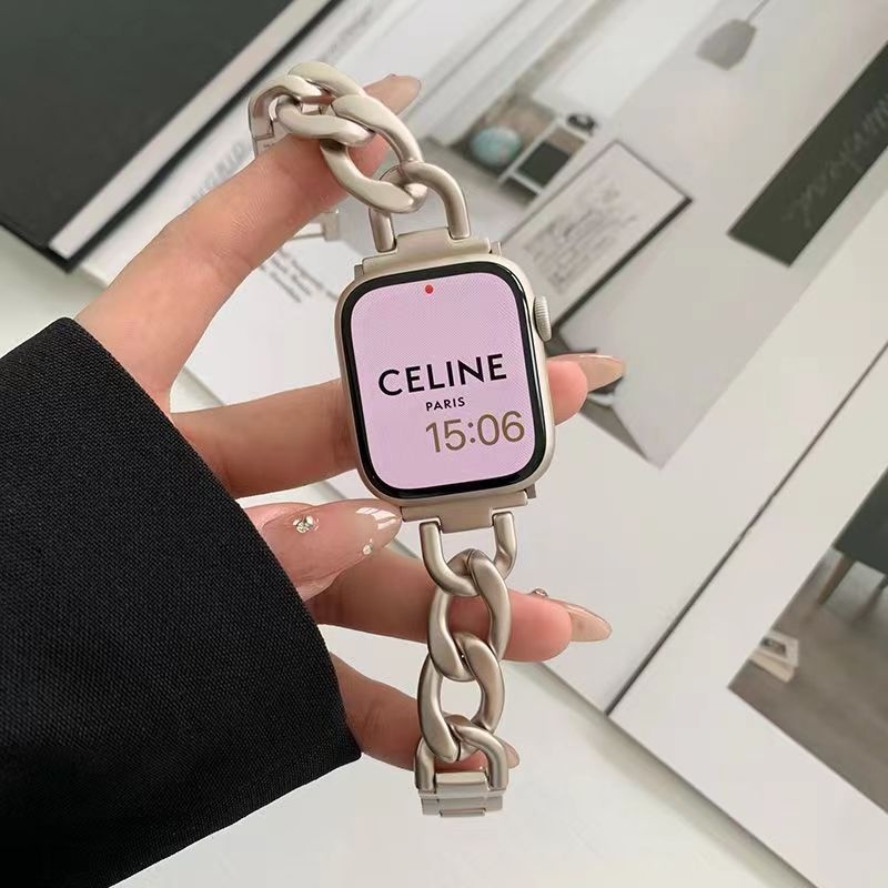 Dây Đeo Bằng Thép Không Gỉ 44mm 42mm 45mm 41mm 49mm 38mm Cho Iwatch Series 6 / 7 5 SE 4 3 8 40mm