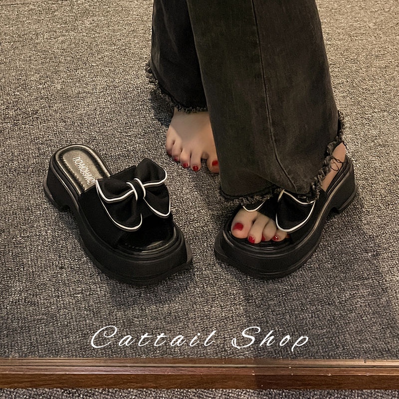 Cattail dép dép nữ sandal nữ dép bánh mì nữ dép bánh mì Chống Trượt 052501