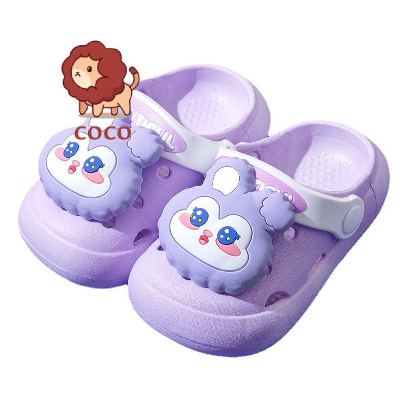 Dép Sandal Đục Lỗ Chống Trượt Họa Tiết Hoạt Hình Dễ Thương Thời Trang Mùa Hè Cho Bé Gái SC2H