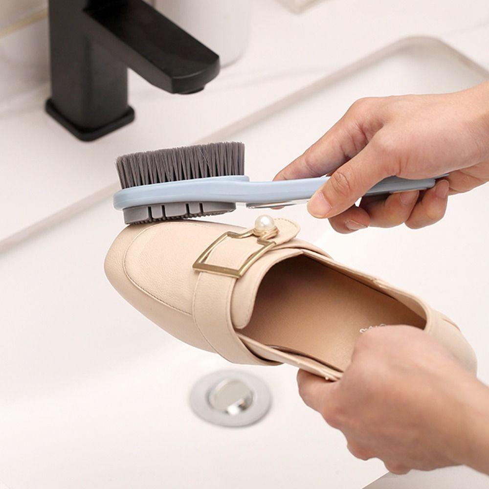 Bàn Chải Chà Giày Hai Mặt Bằng Cao Su Mềm Tiện Dụng