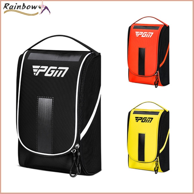 Túi Đựng Giày Đánh Golf Mini Hai Chiều Có Khóa Kéo Chống Bụi Chống Thấm Nước Đa Năng