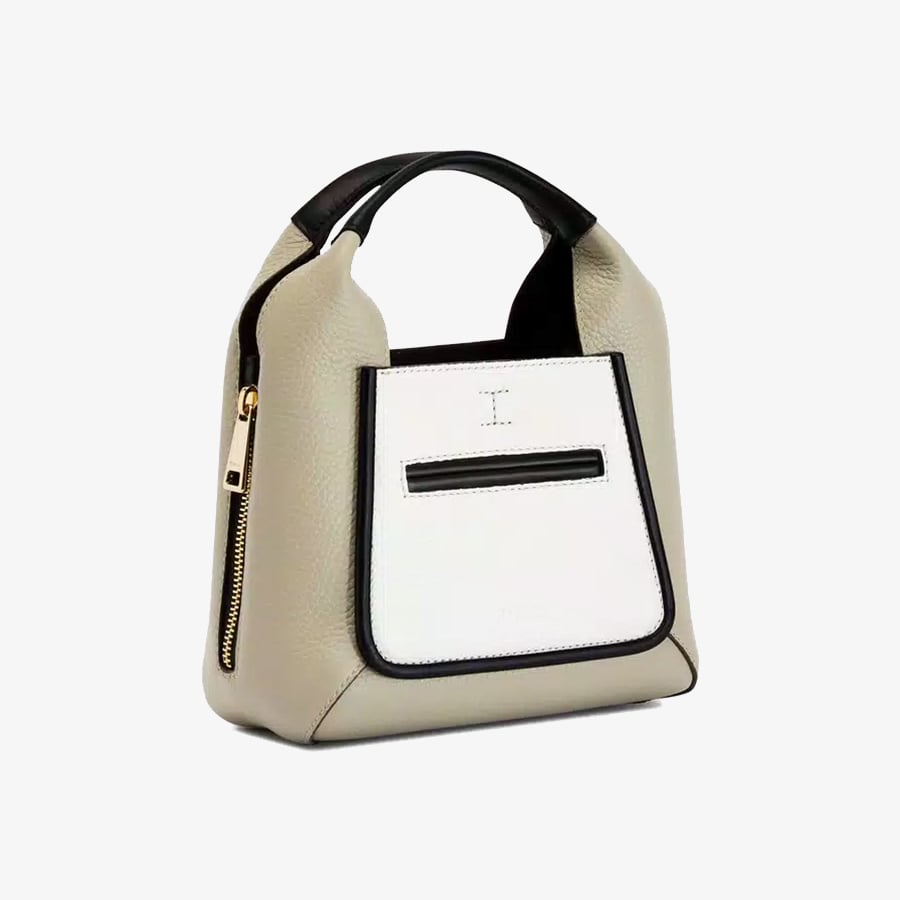 Túi Đeo Chéo Nữ FURLA Gilda Mini Tote W/Pocket Vitello St.Eracle Colorblock+Vitello Sorrento