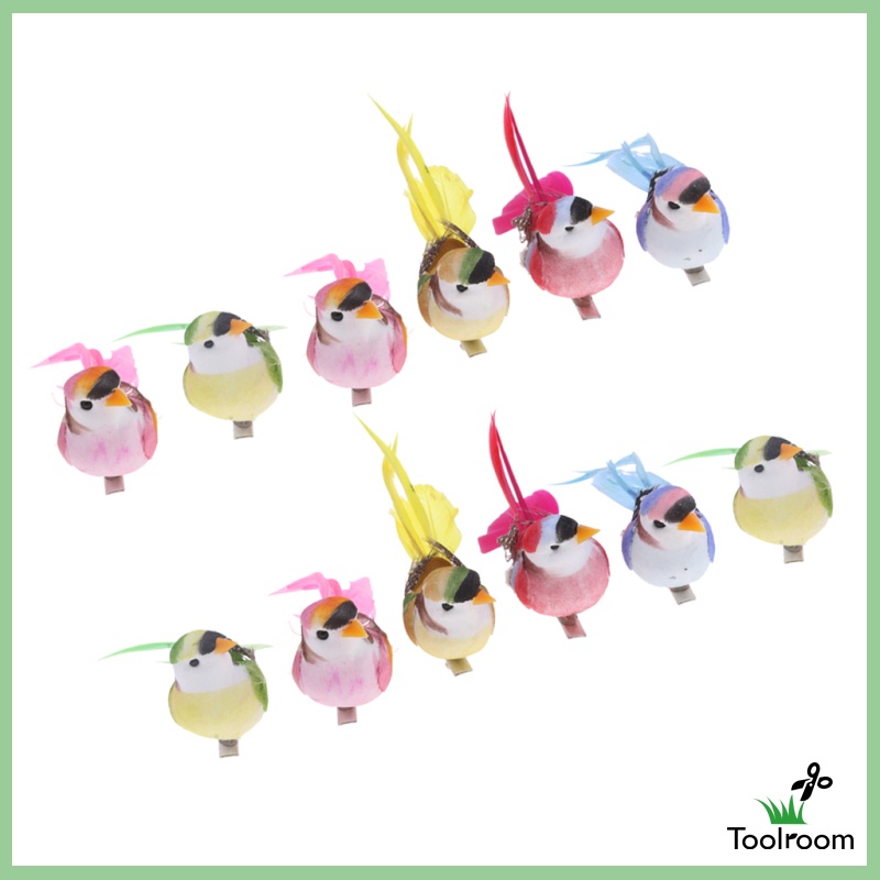 Phụ Kiện Lông Vũ Nhân Tạo Sống Động Trang Trí Sân Vườn