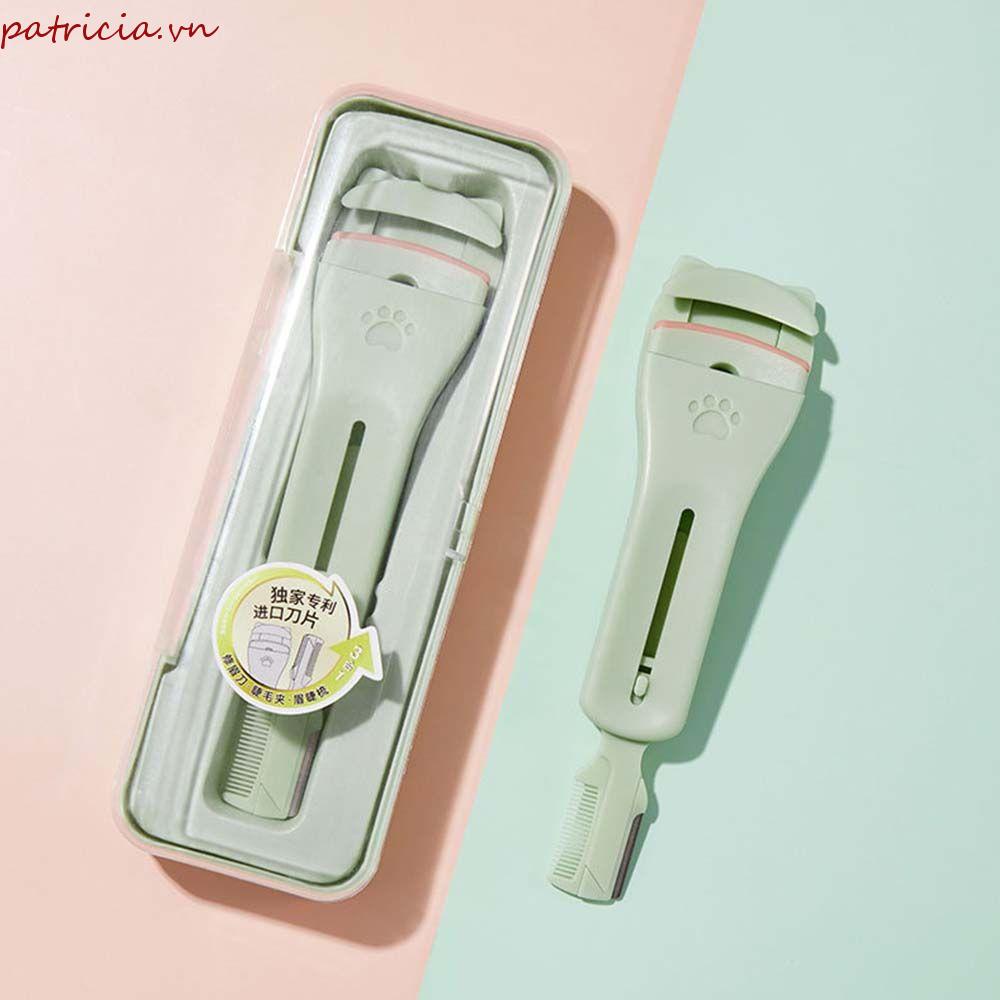 Kẹp Bấm Làm Cong Lông Mi / Lông Mày Góc Rộng Có Thể Thay Thế Đa Năng Hình Mèo PATRICIA