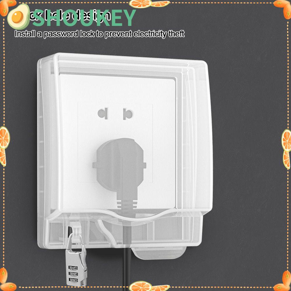 1 Ổ Cắm Điện Tự Dính Chống Văng Bảo Vệ An Toàn Cho Nhà Tắm