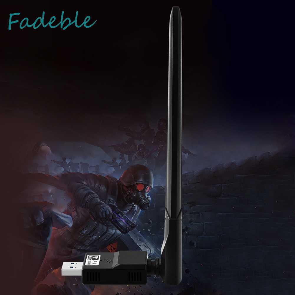 Bộ ChuyểN ĐổI WiFi6 6dBi Băng Tần KéP 5GHz 2.4GHz, Thẻ MạNg WiFi6