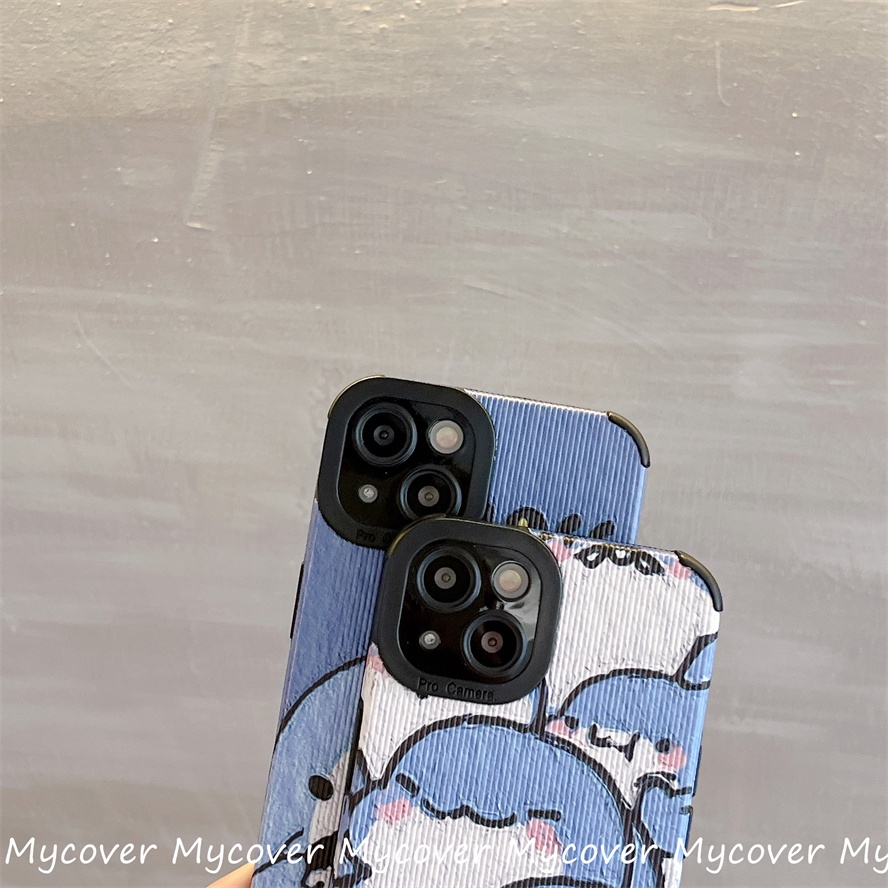 Ốp Điện Thoại TPU Mềm Họa Tiết Cá Voi Hoạt Hình Cho iPhone 11 13 12 14 Pro Max X XR Xs Max 6 7 8 Plus