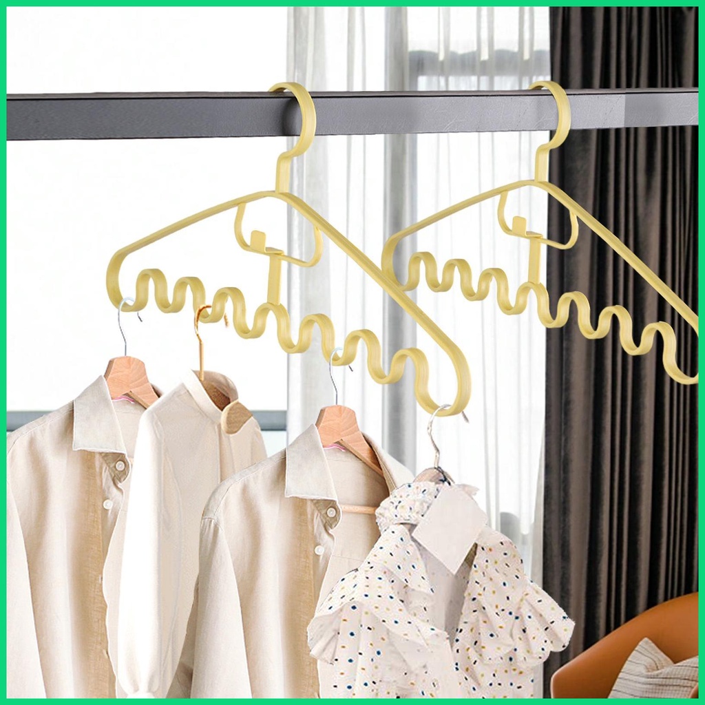 Móc Treo Quần Áo Chống Trượt Tiết Kiệm Không Gian Tiện Dụng