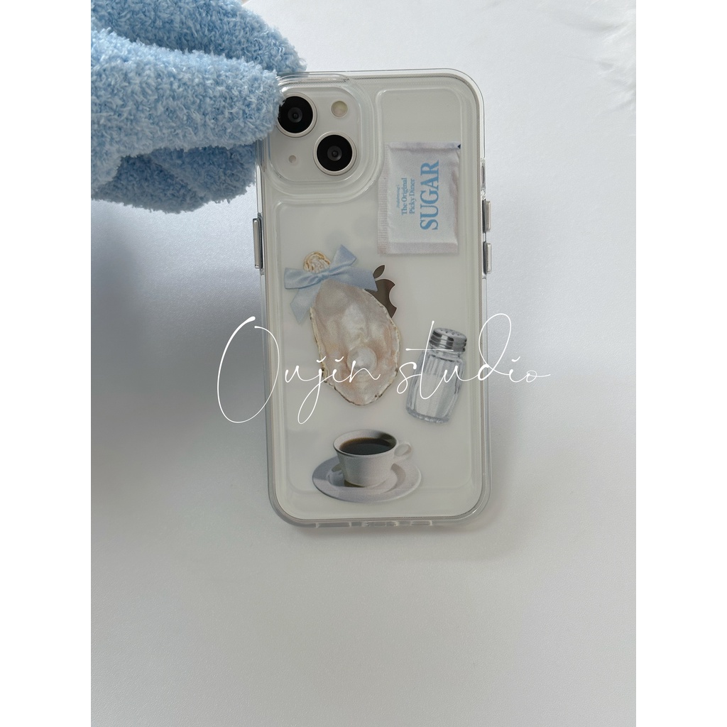 Ốp Điện Thoại Dẻo Họa Tiết Tàu Không Gian Phong Cách Hàn Quốc Độc Đáo Chống Sốc Cho Iphone 14promax / 13 14pro / 11 / 13promax