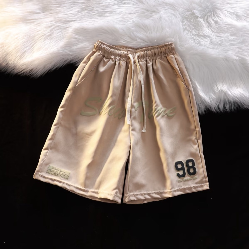 Quần Short Thể Thao Dáng Rộng In Họa Tiết Phong Cách Hip Hop Đường Phố Mỹ Thời Trang Mùa Hè Cho Nam