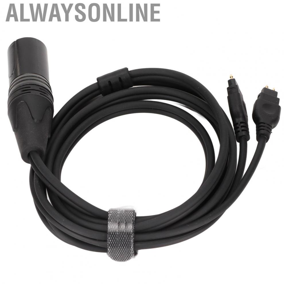 Alwaysonline HD650/600/580/660S/58X/565/545/535 Headphone Cable 4 Pin XLR Male