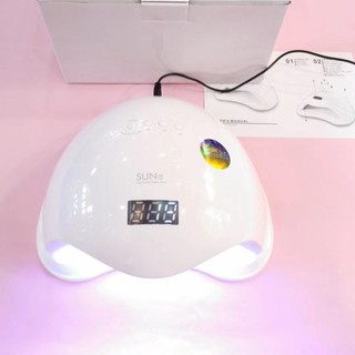 Máy hơ Gel SUN 5 48w chính hãng có tem, máy hơ móng máy hơ UV có bảo hành