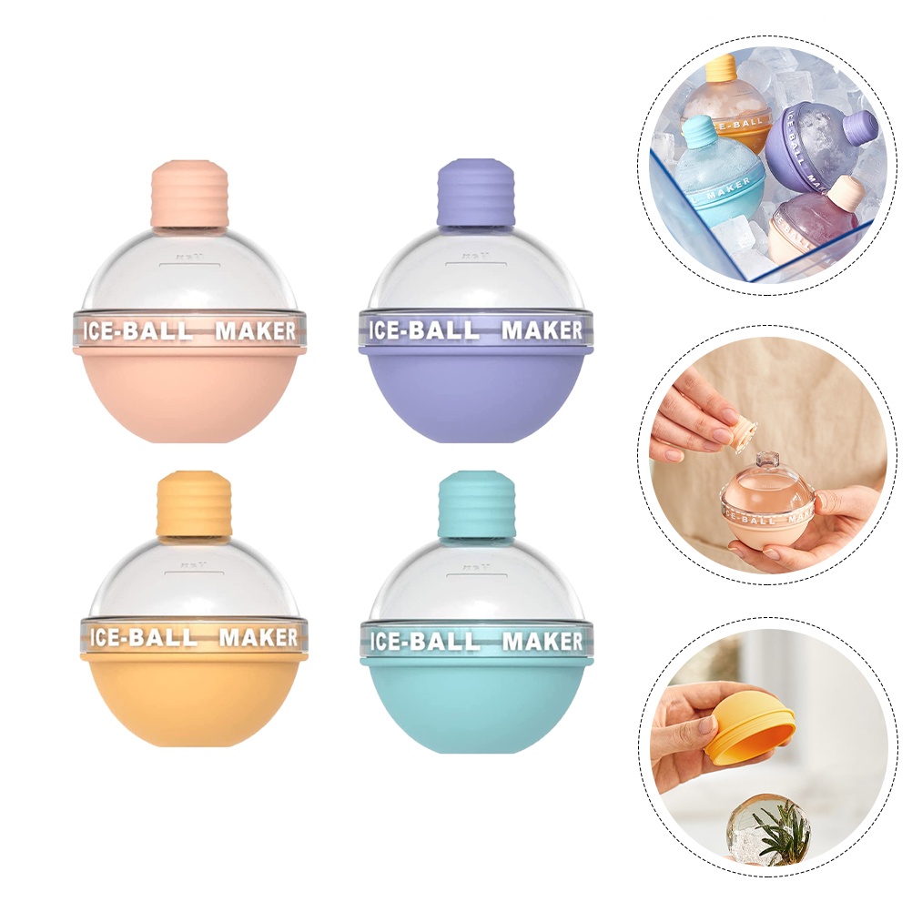 Bộ 4 Khuôn Silicon Làm Đá Viên 8X6.7X6.7CM