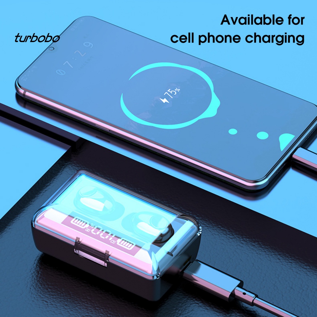 Tai Nghe Nhét Trong T10 Bluetooth Không Dây Dung Lượng Lớn Màn Hình Kỹ Thuật Số Âm Thanh Nổi Dùng Để Chơi Game