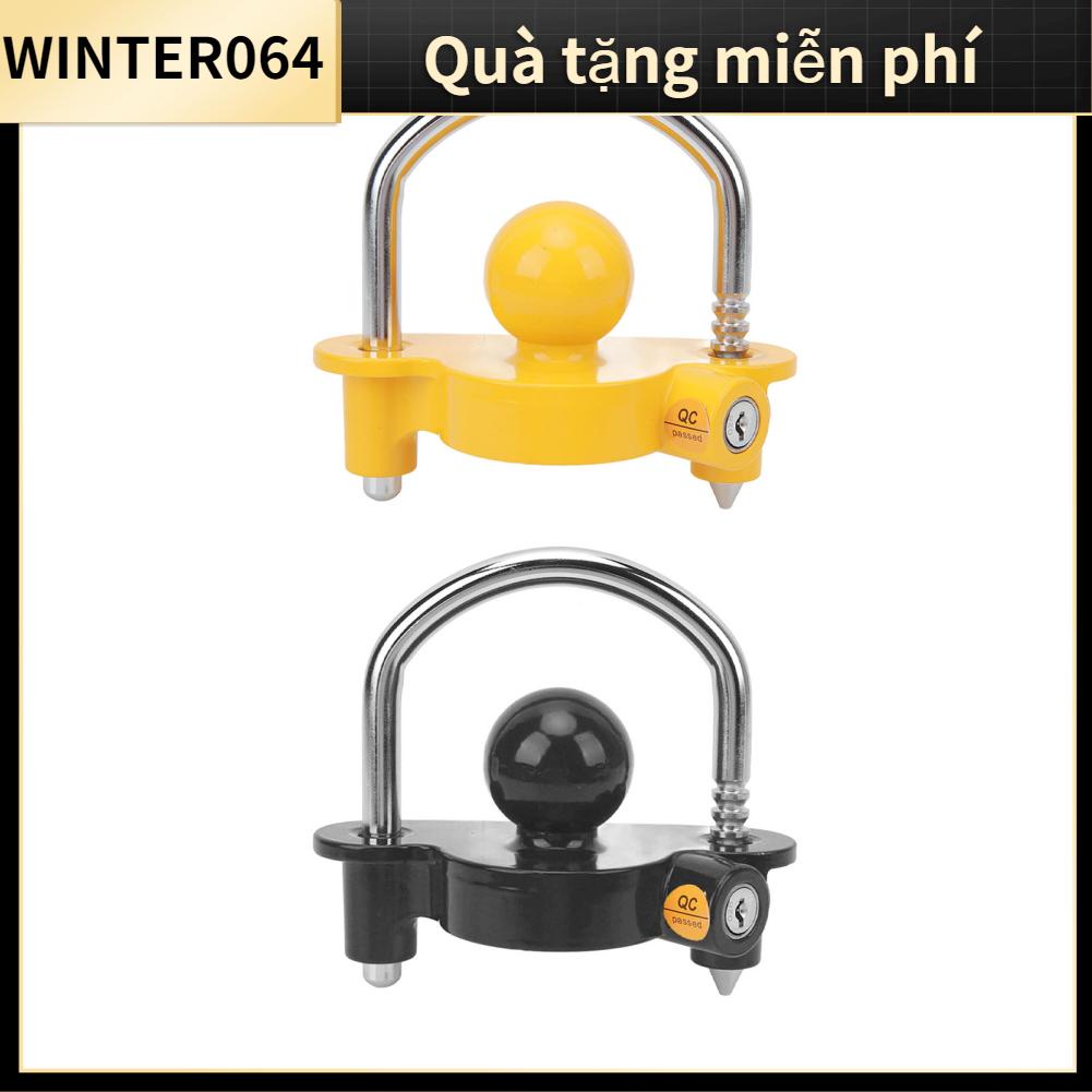 Winter064 Trailer Hitch Ball Lock Có Thể Điều Chỉnh Heavy Duty Steel cho 1 đến 7/8 trong 2in Khớp Nối 2 5/16in với Chìa Khóa