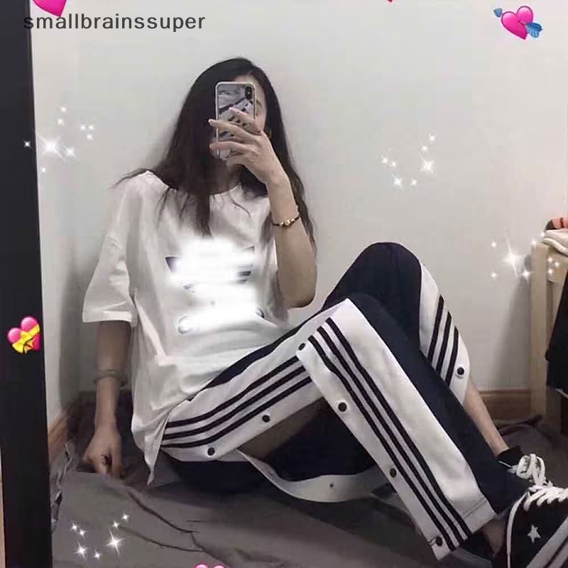 Quần Lửng Ống Rộng Phối Nút Bên Hông Thời Trang Mùa Hè SBS