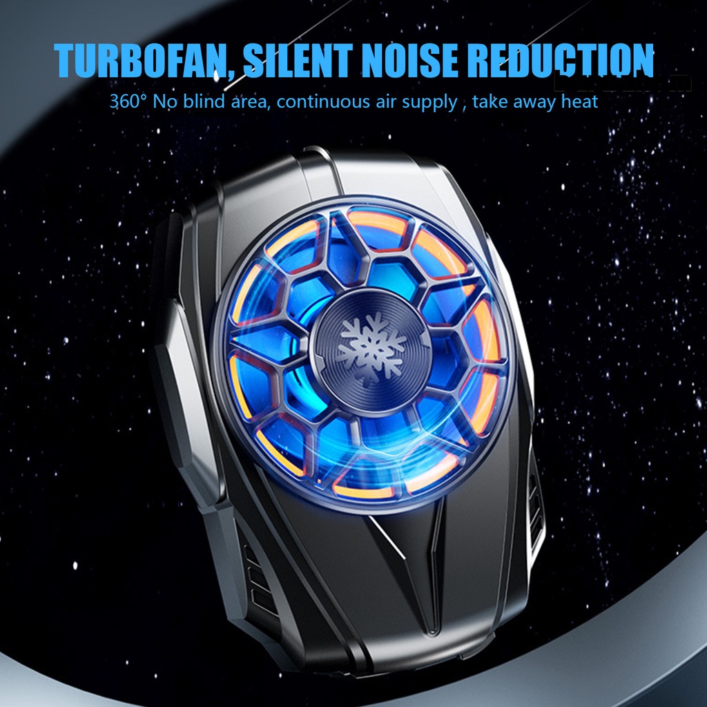 Quạt Tản Nhiệt Làm Mát Giảm Tiếng Ồn Sạc USB Cho Điện Thoại Di Động