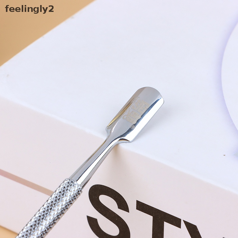 Dụng Cụ Loại Bỏ Da Chết Móng Tay Hai Đầu Bằng Thép Không Gỉ