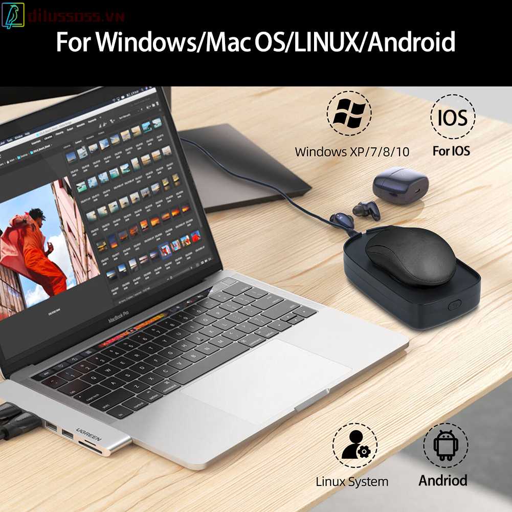 Chuột Quang Có Nút Bấm Điều Chỉnh Được 5V 1A Cho PC Active