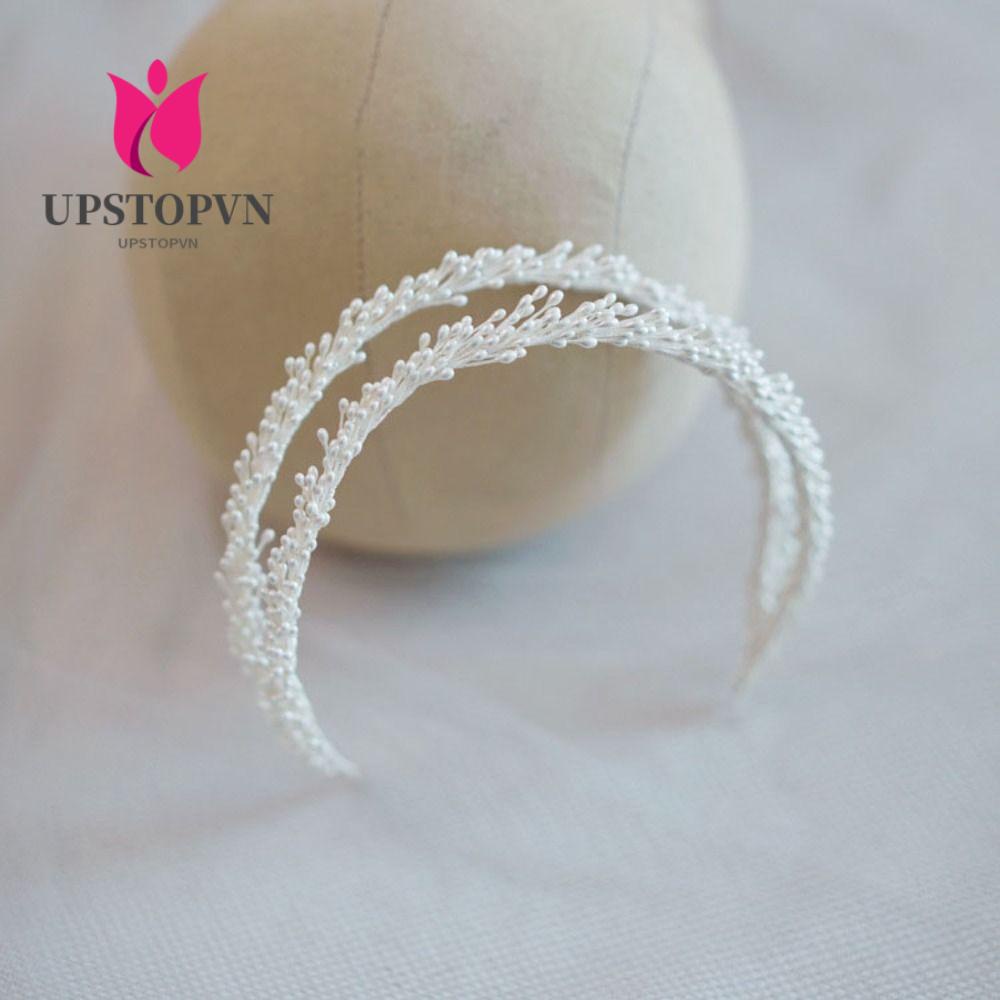 Cài Tóc Dây Đôi Đính Hạt Ngọc Trai Thời Trang Cho Nữ