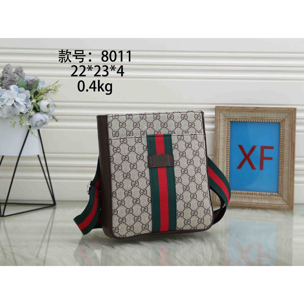 Gucci_Túi Da Đeo Chéo Thời Trang Cho Nam  Túi Xách Đeo Chéo Vai Thiết Kế Nổi Tiếng