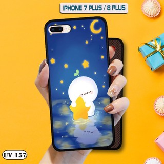 Ốp lưng nhám in hình cho điện thoại Iphone 7 Plus/8 Plus