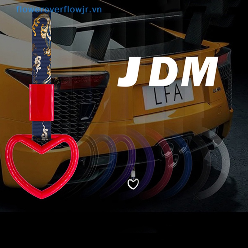 Fjr Vòng Kéo Tay Cầm Hình Trái Tim Trang Trí Phong Cách Nhật Bản Phổ Biến Cho Xe Hơi Ukiyo-e