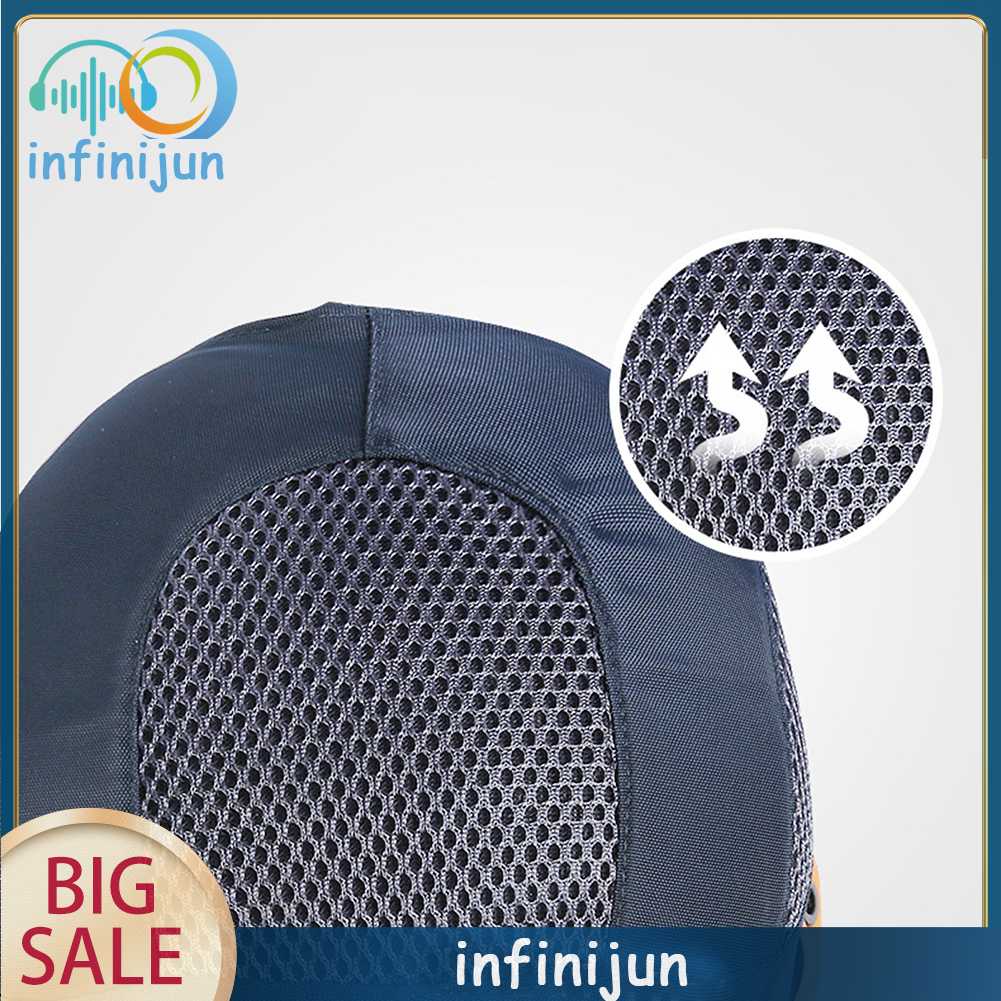 Mũ Lưỡi Trai Kẻ Sọc Phản Quang Siêu Nhẹ Chống Va Chạm