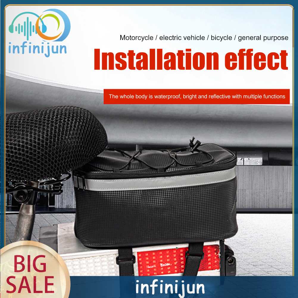 Túi Đựng Đồ Gắn Yên Sau Xe Đạp Dung Tích Lớn 7L Chống Thấm Nước Tiện Dụng