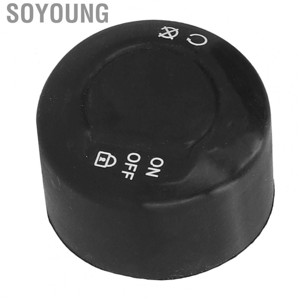 Soyoung Ignition Switch Protective Cap  Wearproof Engine Start Button Cover Scratchproof for Motorcycle