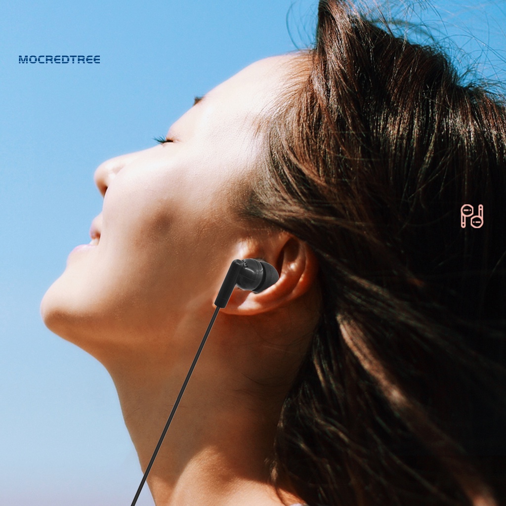 Tai Nghe Nhét Tai 102 3.5mm Bass Trầm Có Dây