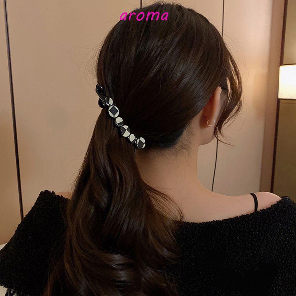 Kẹp Tóc Đuôi Ngựa Bằng Acrylic Thời Trang Cho Nữ