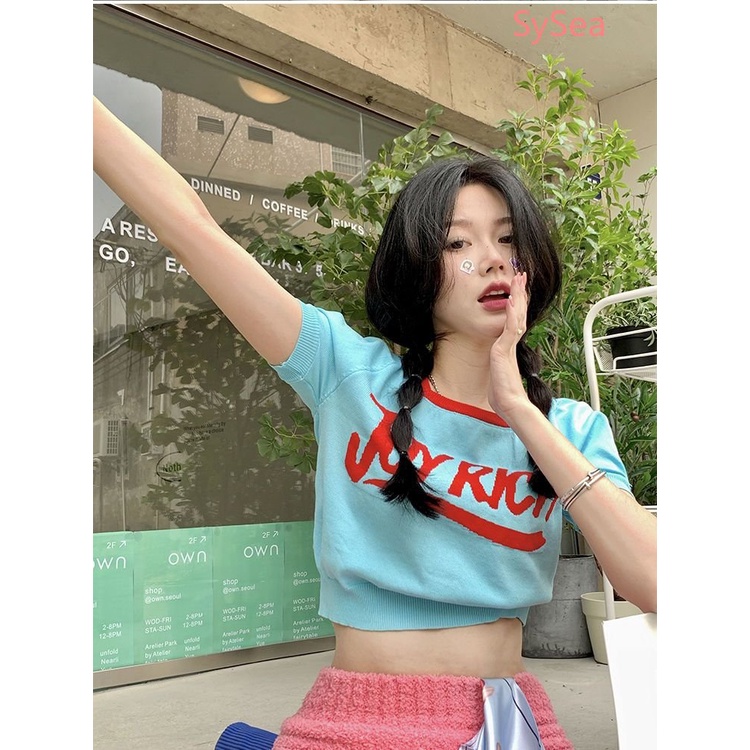 Áo Dệt Kim Cổ Vuông Thiết Kế Quyến Rũ Cho Nữ