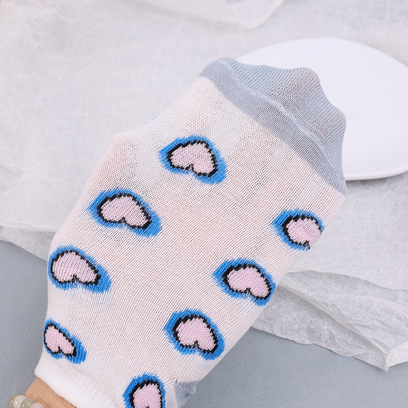 Bộ 5 Đôi Vớ Ngắn Bằng Cotton Thoáng Khí Chống Trượt Họa Tiết Gấu Hoạt Hình Phong Cách Harajuku Cho Nữ