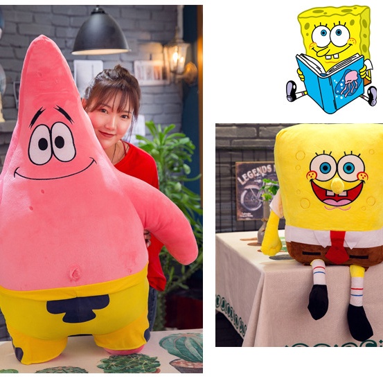 Thú Nhồi Bông Pattaya Hình SpongeBob Dễ Thương Cho Bé