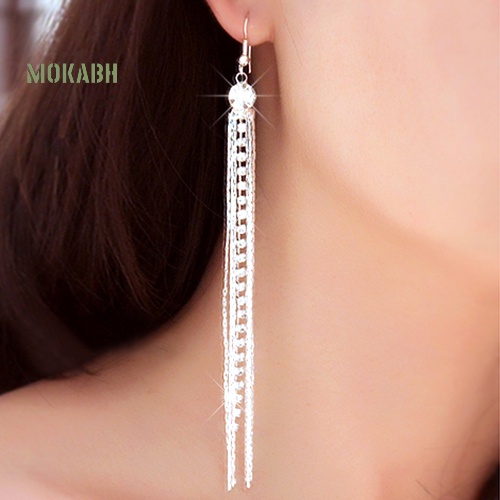 Bông Tai DạNg DàI Tua Rua ThờI Trang