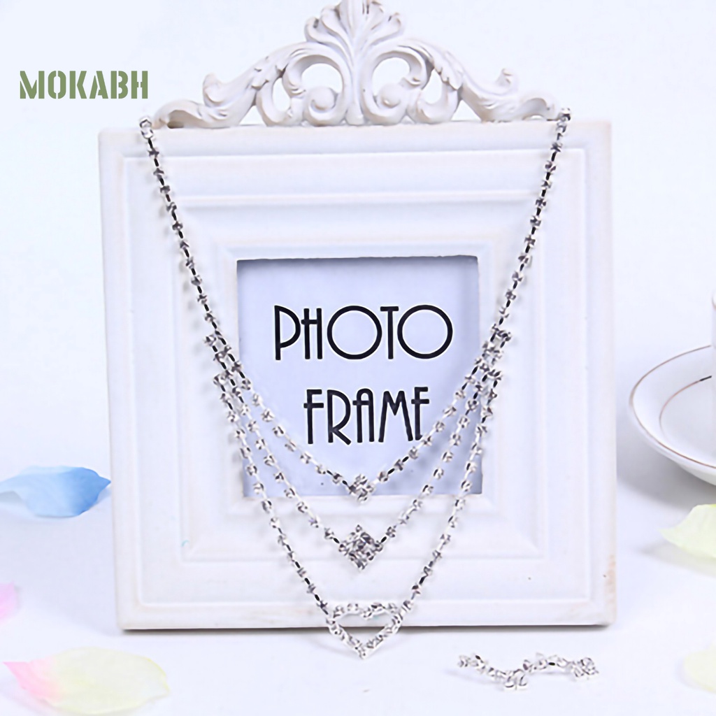 Bộ Trang Sức Gồm Vòng cổ / Bông Tai Hình Vuông / Trái Tim Tinh Tế Thời Trang Cho Nữ