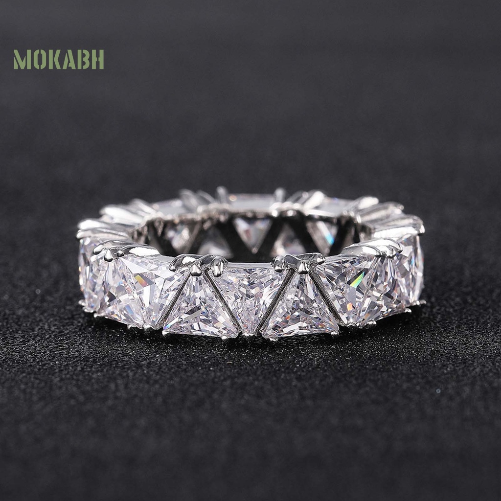 Nhẫn Đính Hôn Bằng Đồng Lấp Lánh Sang Trọng Cho Nữ