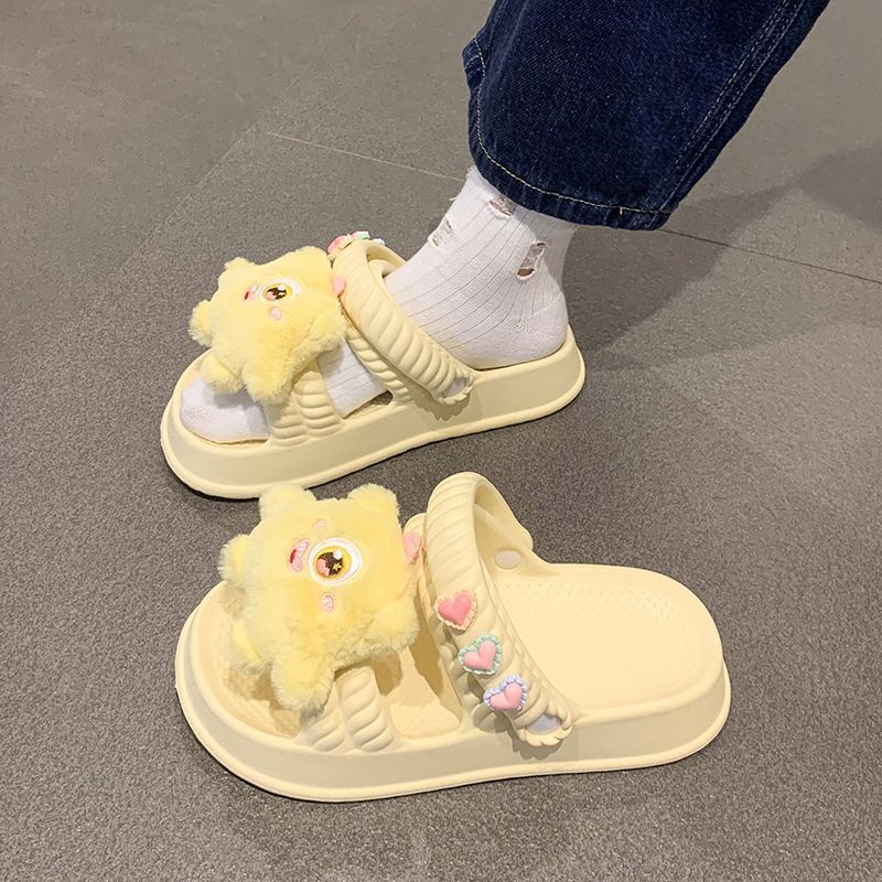 HHH Dép sandal nữ 3cm dép đi biển dép quai hậu nữ 230625